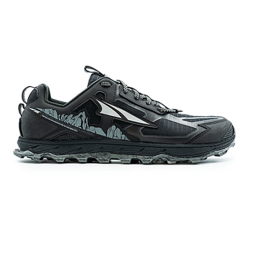 Black Altra LONE PEAK 4.5 Men's Hiking Shoes | MCXNHYG-32