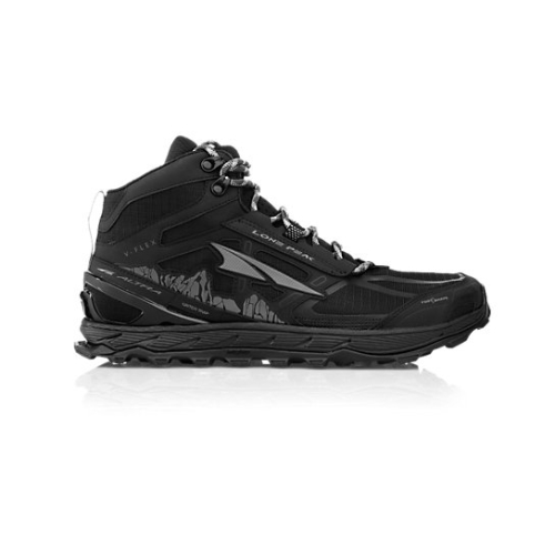 Black Altra LONE PEAK 4 Men's Hiking Shoes | HNPRAKI-65