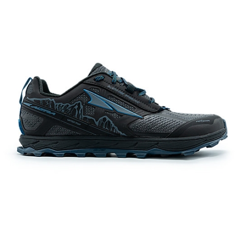 Black / Blue Altra LONE PEAK 4 Men's Trail Shoes | QFBTYUW-58