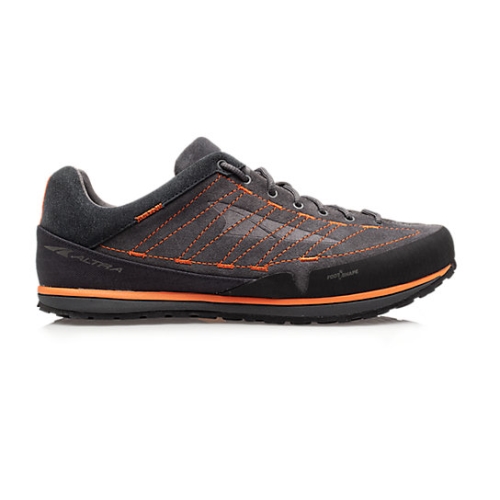 Black / Orange Altra GRAFTON Men's Hiking Shoes | DLYUWOT-80