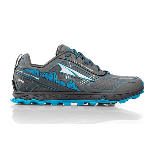 Gray / Blue Altra LONE PEAK 4 Men's Trail Shoes | PEFMZYK-31