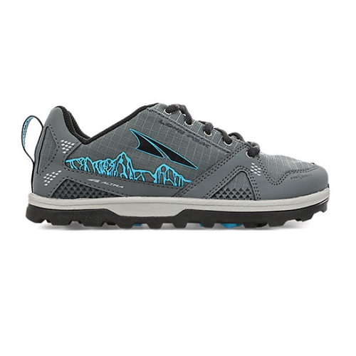 Gray / Blue Altra LONE PEAK Men's Trail Shoes | UEPRJMG-02