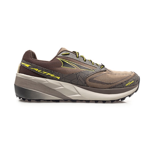 Gray / Lime Altra OLYMPUS 3.5 Men's Hiking Shoes | ISZXJRA-20