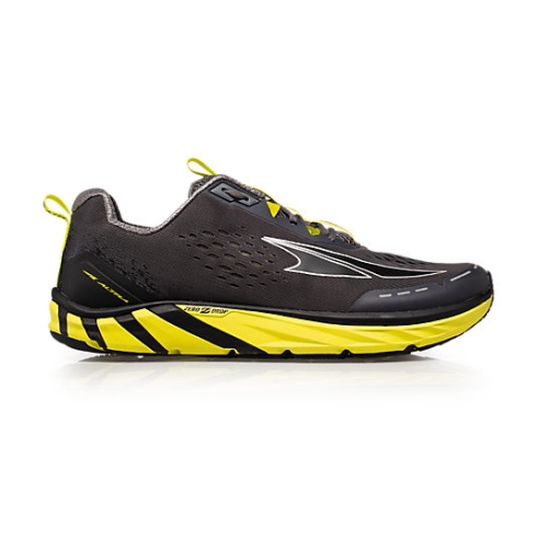 Gray / Lime Altra TORIN 4 Men's Running Shoes | QVDLAJW-10