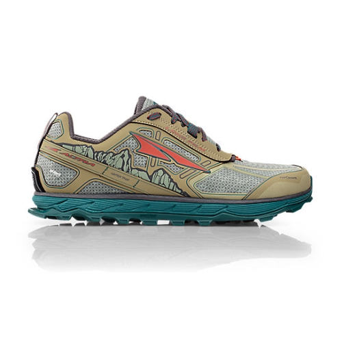 Green Altra LONE PEAK 4 Men's Trail Shoes | EQCTKVA-19