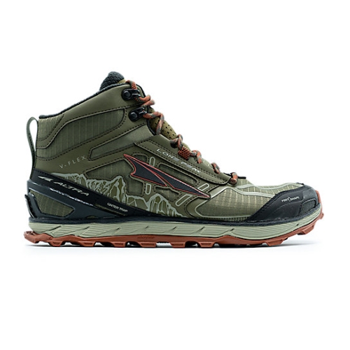 Ivy Green / Red Clay Altra LONE PEAK 4 Men's Trail Shoes | DLUSWJA-94