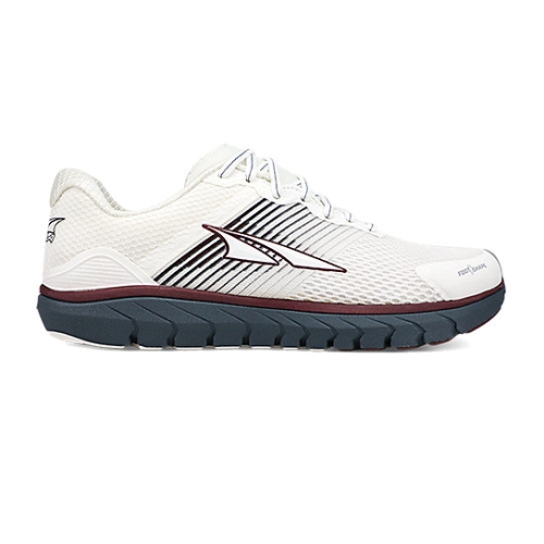 White / Burgundy Altra PROVISION 4 Women's Running Shoes | OLNBKQJ-42